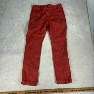 Cabi Burnt Orange Slim Utility Pants Style 4138 Sz 27